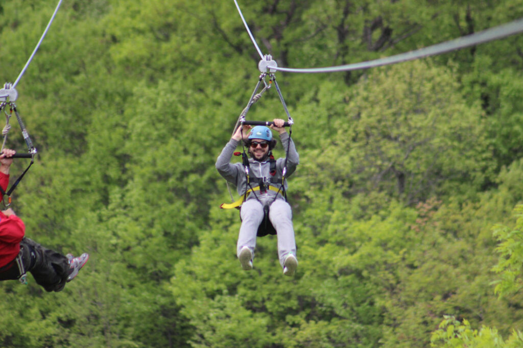 Ziplining